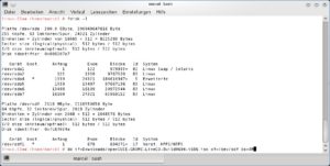 Abbildung 2: Achten Sie beim Übertragen der ISO-Abbilddatei unbedingt darauf, die richtige Gerätedatei für den USB-Stick zu wählen und nicht etwa die eigene Festplatte zu formatieren.
