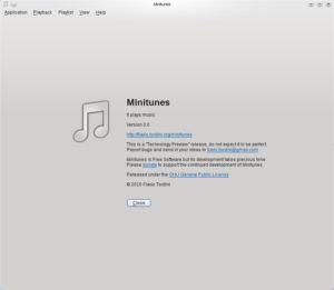 Abbildung 3: Die LinuxCommunity verfolgt die Entwicklung von Minitunes schon seit den ersten Testversionen.