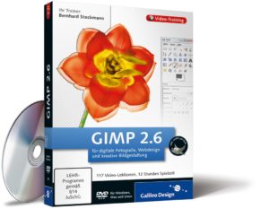 Abbildung 4: Der einstündige Auschnitt des Gimp-Videotrainings gibt Ihnen Einblicke in das digitale Nachbearbeiten von Portraitaufnahmen.