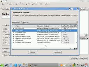 Abbildung 4: Den Flashplayer installieren Sie unter OpenSuse halbautomatisch, sobald Sie eine beliebige Software einspielen.