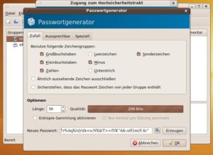 Abbildung 4: Mit dem Passwort-Generator erzeugen Sie bei Bedarf neue Passwörter.