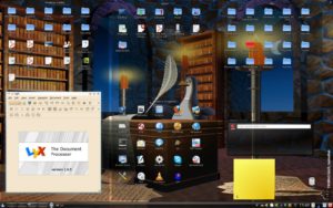 Abbildung 5: So sieht mein Sabayon-Desktop aus.