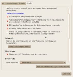 Abbildung 5: Im Abschnitt "Details" des Einrichtungsdialogs legen Sie unter anderem fest, ob Sie die eingebaute Übersetzungsfunktion nutzen möchten.