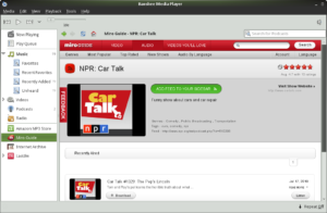 Die Integration des Podcast-Dienstes Miro-Guide ist ein weiteres neues Feature von Banshee 1.7.3.
