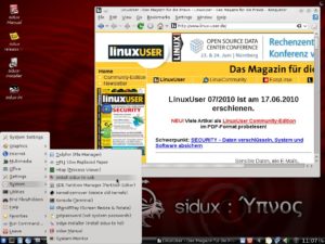 Debian tiefergelegt: Sidux 2010-01 "Hypnos" basiert auf Kernel 2.6.34 und bringt als Desktop das brandaktuelle KDE SC 4.4.4 mit.