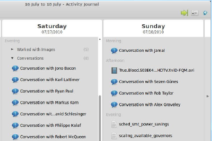 Mit wem habe ich gechattet? Telepathy befördert Konversationen ins Gnome-Activity-Journal..