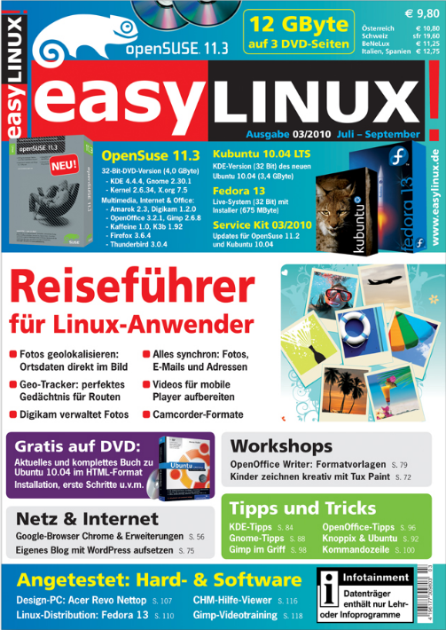 Heftcover EasyLinux 03/2010