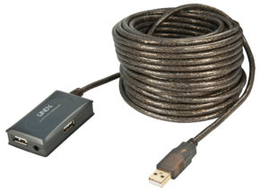 USB-Kabeltrommel mit zehn Metern Länge.