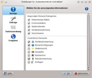Abbildung 3: Die Einstellungen des Systemabschnitts lassen ein sehr präzises Setup zu.