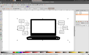 Startseiten-Grafik in Inkscape