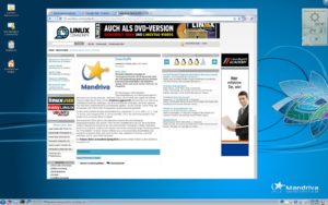 Abb. 3: Der freie Browser Chromium stellt nur eine der vielen Webbrowser-Alternativen von Mandriva Linux dar.