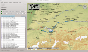 Der KDE-Atlas Marble verfügt nun auch über einen Routenplaner.