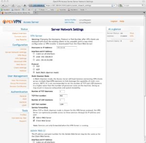 Der Openvpn Access Server 1.5
