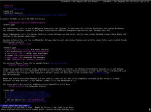 Abbildung 1: Die Website des LinuxUser im spartanischen Textbrowser Lynx.