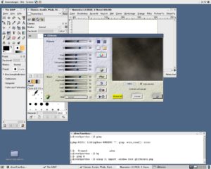 Abbildung 1: Das Glitterato-Plugin erzeugt Hintergründe mit Sternenhimmel und Nebel.