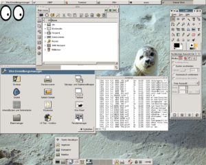 Abbildung 1: Icons können auf dem Desktop noch nicht abgelegt werden.
