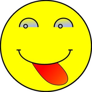 Abbildung 1: Ein einfacher Smiley, bestehend aus einigen Kreisbögen und einer Bézierkurve.