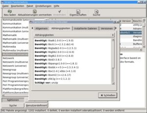 Abbildung 1: Praktisch jedes Linux-Programm baut auf eine große Zahl geteilter Bibliotheken.