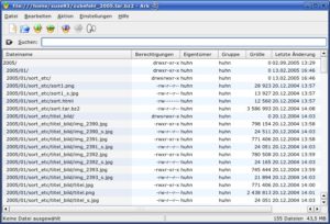 Abbildung 1: Ark erstellt (komprimierte) Archive Ihrer Daten und packt sie wieder aus – alles per Mausklick.