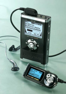 Abbildung 1: iRivers neuer Ogg-Vorbis-Player speichert bis zu 40 GByte auf seiner Festplatte.