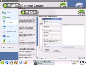 Abbildung 1: Bei SuSE Linux lässt sich der Fax-Empfang komfortabel mit YaST einrichten. Mit »MailAndSave« als Aktion bekommt der Benutzer die Faxe per E-Mail zugeschickt.