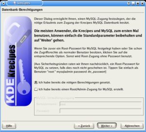 Abbildung 1: Bei MySQL geht nichts ohne vorab angelegte Datenbankbenutzer.