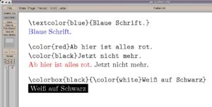Abbildung 1: Farbige Textabschnitte heben wichtige Punkte hervor und gestalten Dokumente optisch ansprechend.