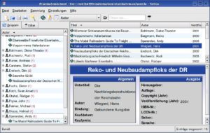 Abbildung 1: Beim ersten Start legt Tellico automatisch eine Literaturverwaltung an.