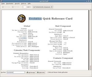 Abbildung 11: Das neue Dateiviewer-Multitalent Evince. Das Programm kann bereits jetzt PDF-, PS- und DVI-Dateien anzeigen.