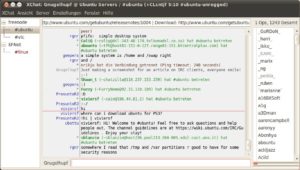Abbildung 1: Xchat ist einer der bekanntesten und funktionsreichsten IRC-Clients.