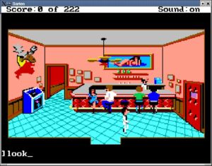 Abbildung 14: Das DOS-Spiel Leisure Suite Larry läuft unter Sarien.