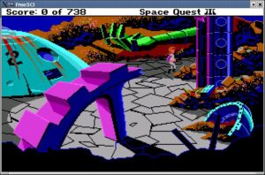 Abbildung 15: Space Quest III unter FreeSCI.
