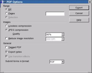 Abbildung 16: In OpenOffice 2 (derzeit nicht im Beta-Stadium) haben die Entwickler den Export aufgewertet. Diese Version schreibt auch ohne Erweiterung PDF-Dateien mit Hyperlinks, Bookmarks und Notizen.