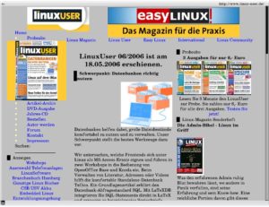 Abbildung 2: Klickbar und grafisch in der Textkonole zeigt sich Links2.