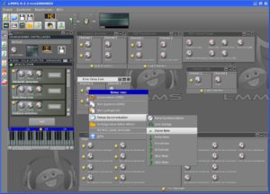 Abbildung 2: Sämtliche Steuerelemente in LMMS lassen sich jetzt über die Automation dynamisch regeln. Per Kontextmenü ruft man dazu den Automations-Editor auf.