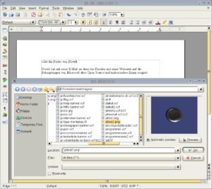 Abbildung 2: Perfekt in KDE integriert präsentiert sich die gepatchte OpenOffice-Version von Jan Holesovsky.