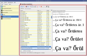 Abbildung 2: Schriften-Management im KDE-Kontrollzentrum.