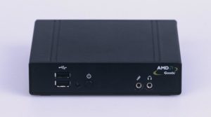Abbildung 2: Für ein wenig Surfen und E-Mail-Schreiben muss es nicht immer ein Tower sein: Der Mini-PC von DT-Research spart Strom und Platz.
