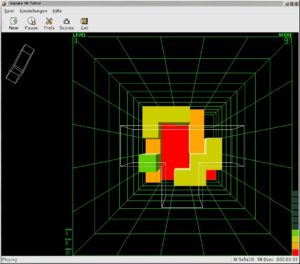 Abbildung 2: Spielspaß für Menschen mit einem guten räumlichen Denkvermögen: Gno3dtet bringt Tetris in die dritte Dimension.