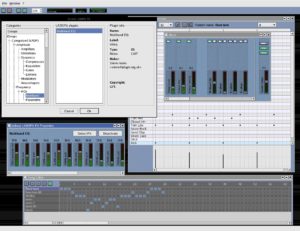 Abbildung 2: Hydrogen listet LADSPA-Plugins.