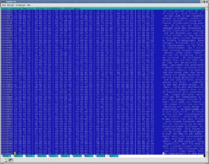 Abbildung 2: Dateimanager, wie der Midnight Commander, zeigen die Zuordnung von Bytes und hexadezimalen Werten.