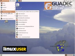Abbildung 2: Der neue Gnome-Desktop präsentiert sich aufgeräumt und übersichtlich.
