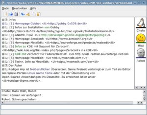 Abbildung 2: MateEdit soll fester Bestandteil von KDE werden und in den Standardeditor Kate integrieren.