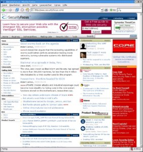 Abbildung 2: Mit Security Focus steht eine der umfangreichsten Sammlungen sicherheitsrelvanter Informationen im Internet bereit.