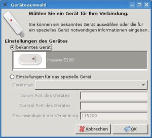Abbildung 2: Sofern das Programm die verwendete Hardware unterstützt, zeigt es sie automatisch an.