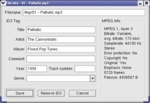 Abbildung 2: … und mit dem Medienplayer XMMS