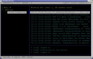 Abbildung 2: Integration von News der Linux-Community