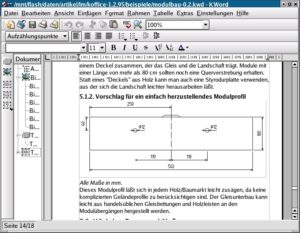 Abbildung 2: Die Verbesserungen an KWord stecken im Detail.