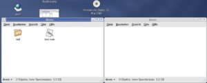 Abbildung 2: Das Spatial-Konzept sorgt für Verwirrung bei gleichnamigen Fenstern. Erst ein Klick auf den Button in der linken unteren Fensterecke ermöglicht die Unterscheidung.