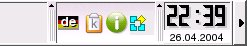 Abbildung 2: Die Installationsroutine richtet bei Bedarf ein kleines Hilfsprogramm (Quickstarter) in der Kontrollleiste ein.